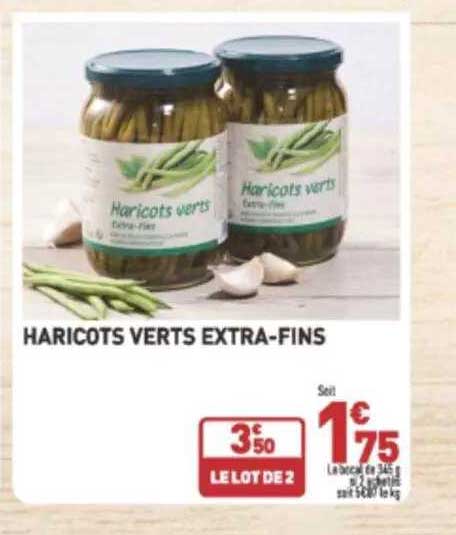 haricots verts extra-fins