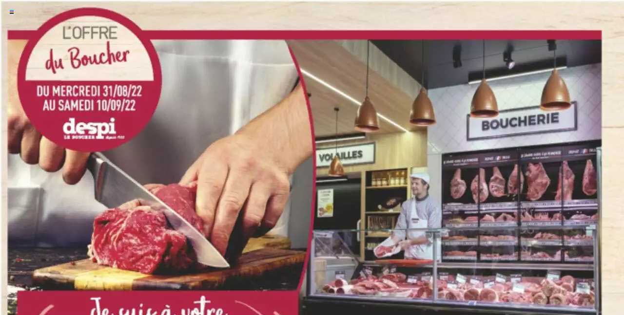 l'offre du boucher