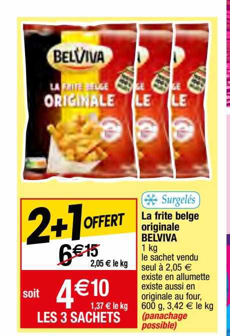 la frite belge originale belviva