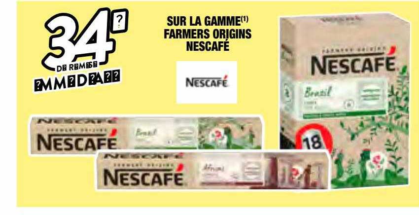 la gamme farmers origins nescafé