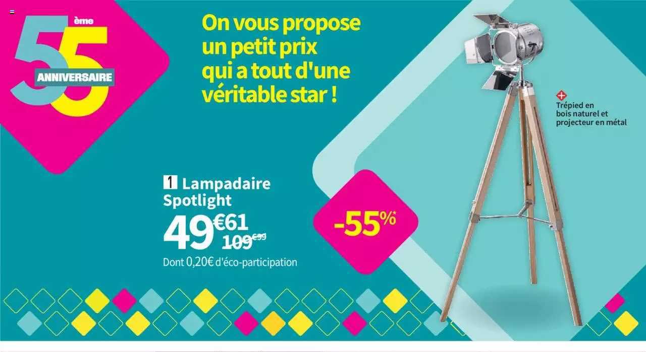 Lampadaire Spotlight