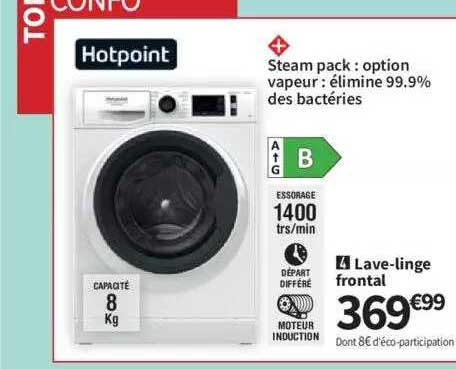 lave-linge frontal hotpoint