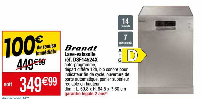 lave-vaisselle brandt