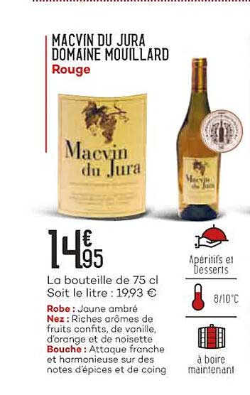 macvin du jura domaine mouillard rouge