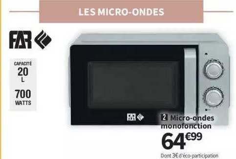 micro-ondes monofonction far