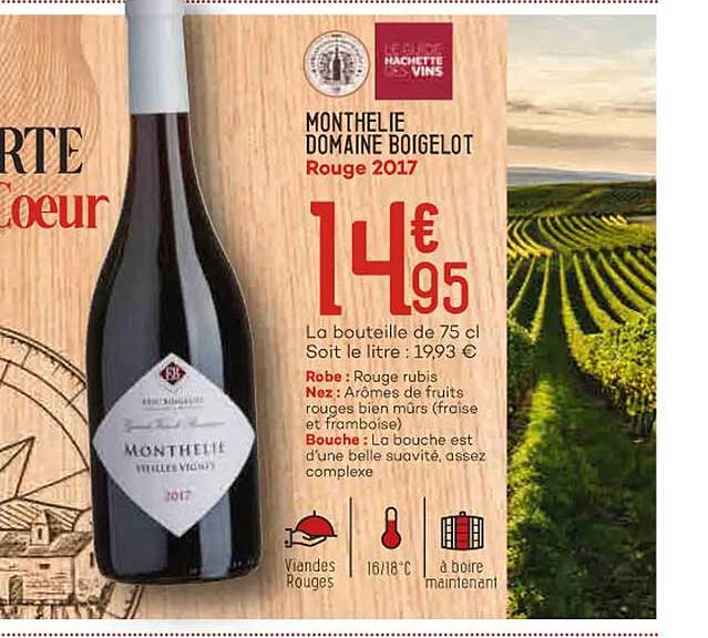 monthelie domaine boigelot rouge 2017