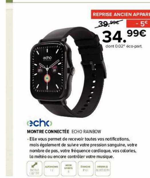 montre connectée echo