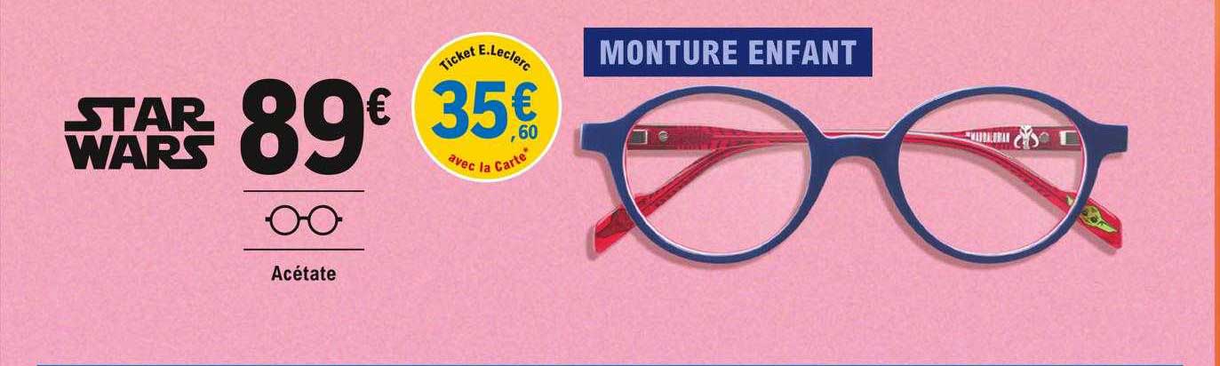 monture enfant star wars