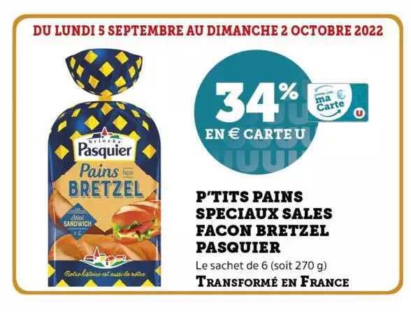 p'tits pains spéciaux salés façon bretzel pasquier