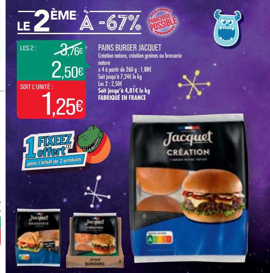 Pains Burger Jacquet