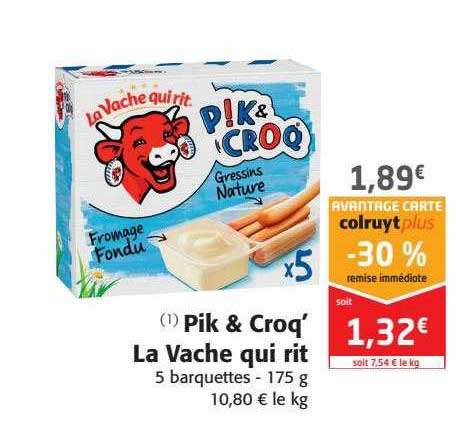 pik & croq' la vache qui rit
