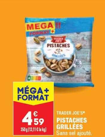 pistaches grillées trader joe's