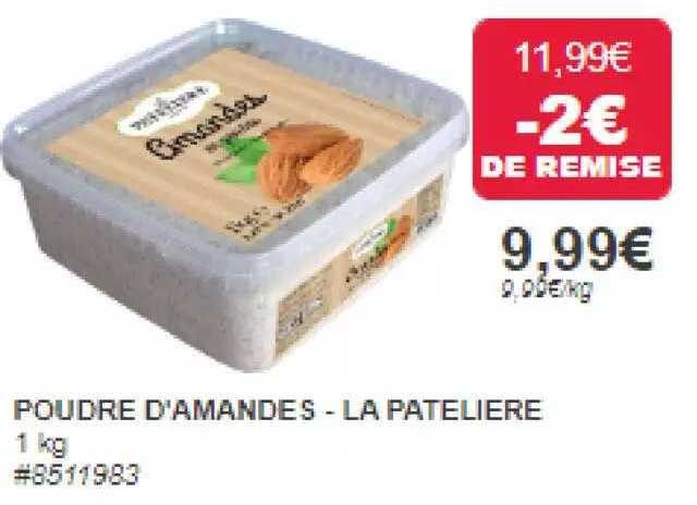 poudre d'amandes - la patelière