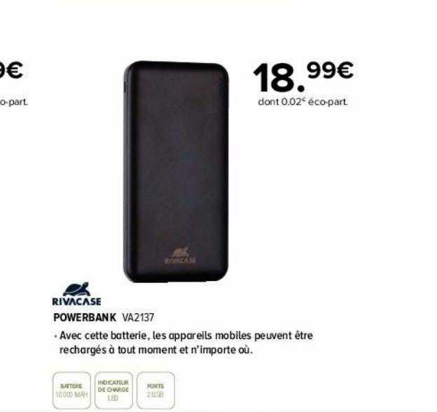 powerbank rivacase