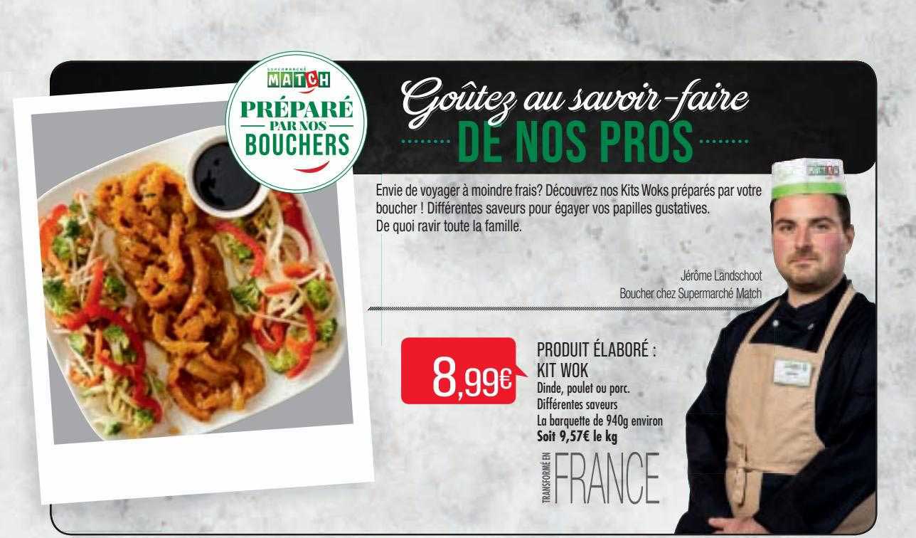 produit élaboré : kit wok