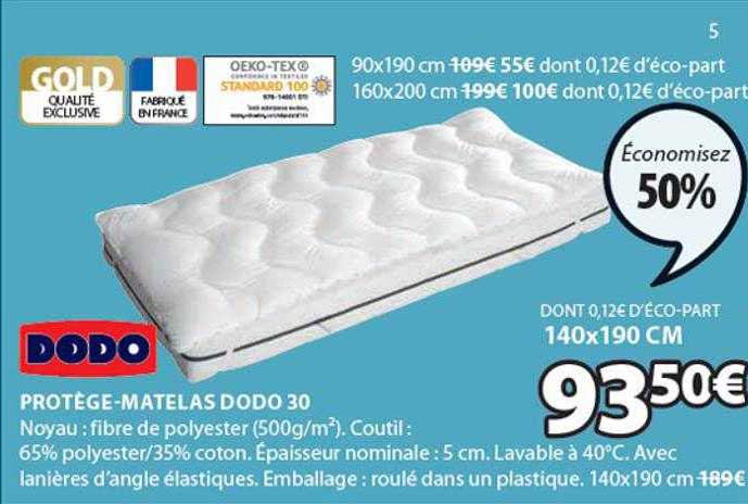 protège-matelas dodo 30