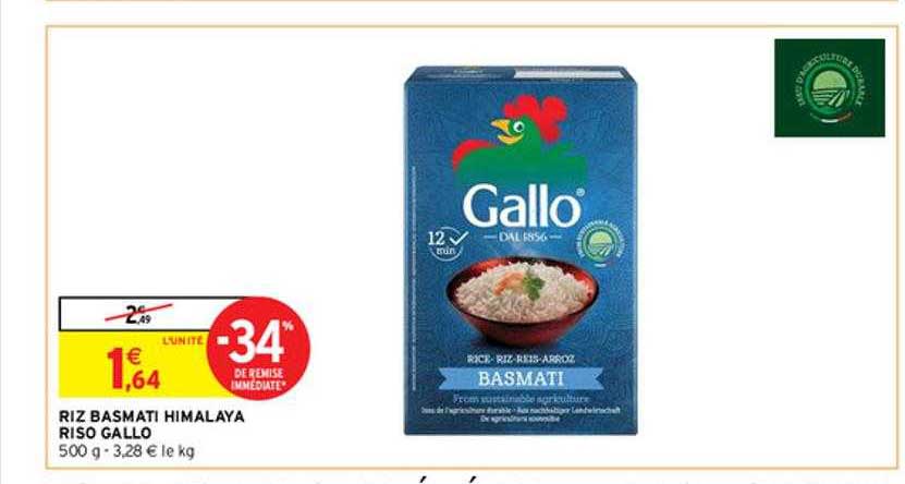 riz basmati himalaya riso gallo