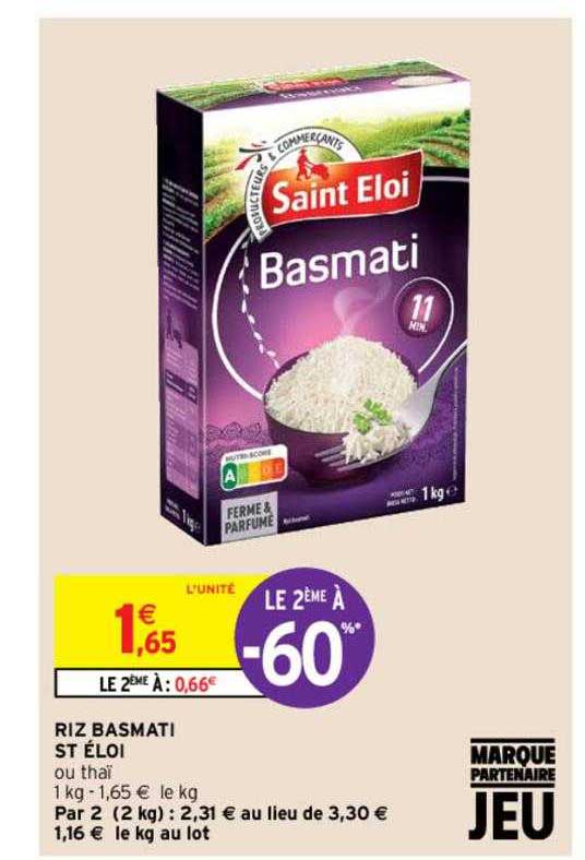 riz basmati st éloi