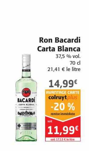 ron bacardi carta blanca