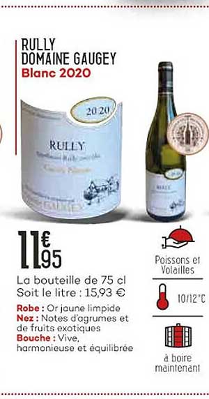 rully domaine gaugey blanc 2020