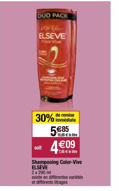 shampooing color-vive elsève