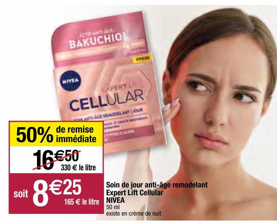 Soin De Jour Anti-âge Remodelant Expert Lift Cellular Nivea