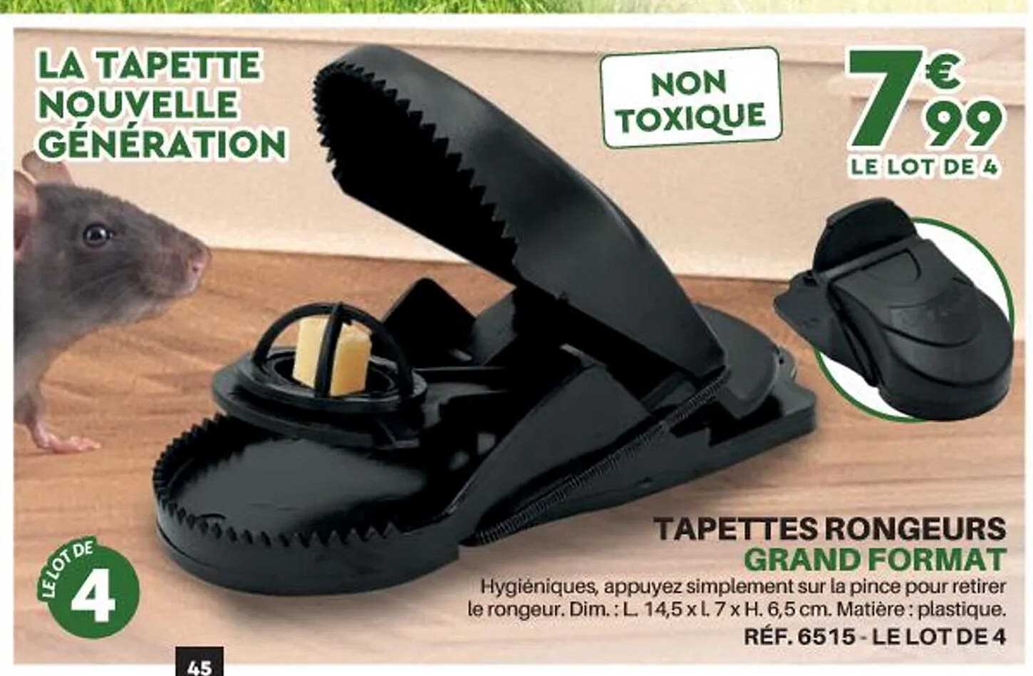 tapettes rongeurs grand format