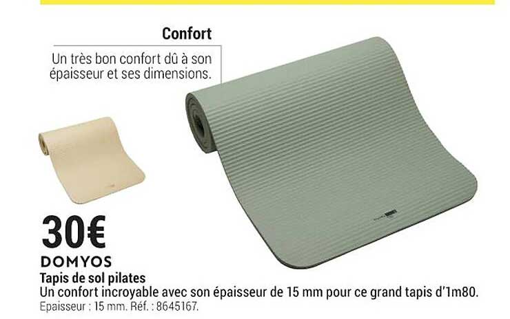 tapis de sol pilates domyos