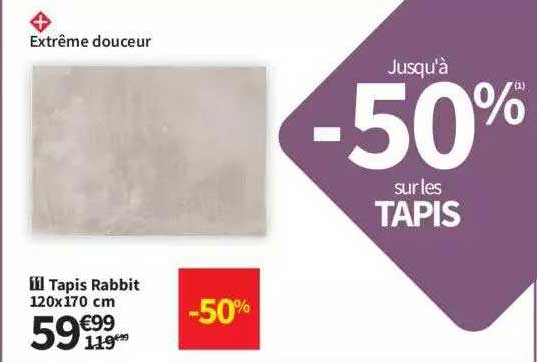 tapis rabbit 120 x 170 cm