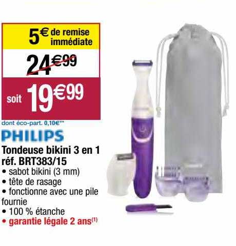 Tondeuse Bikini 3 En 1 Philips