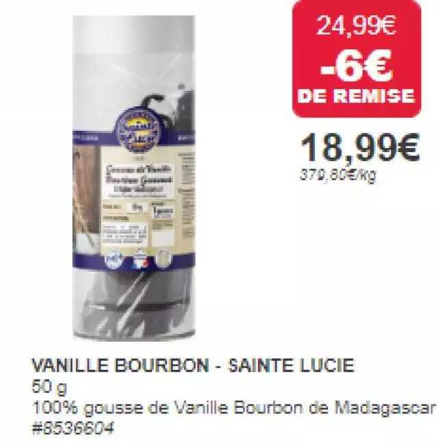 vanille bourbon - sainte lucie