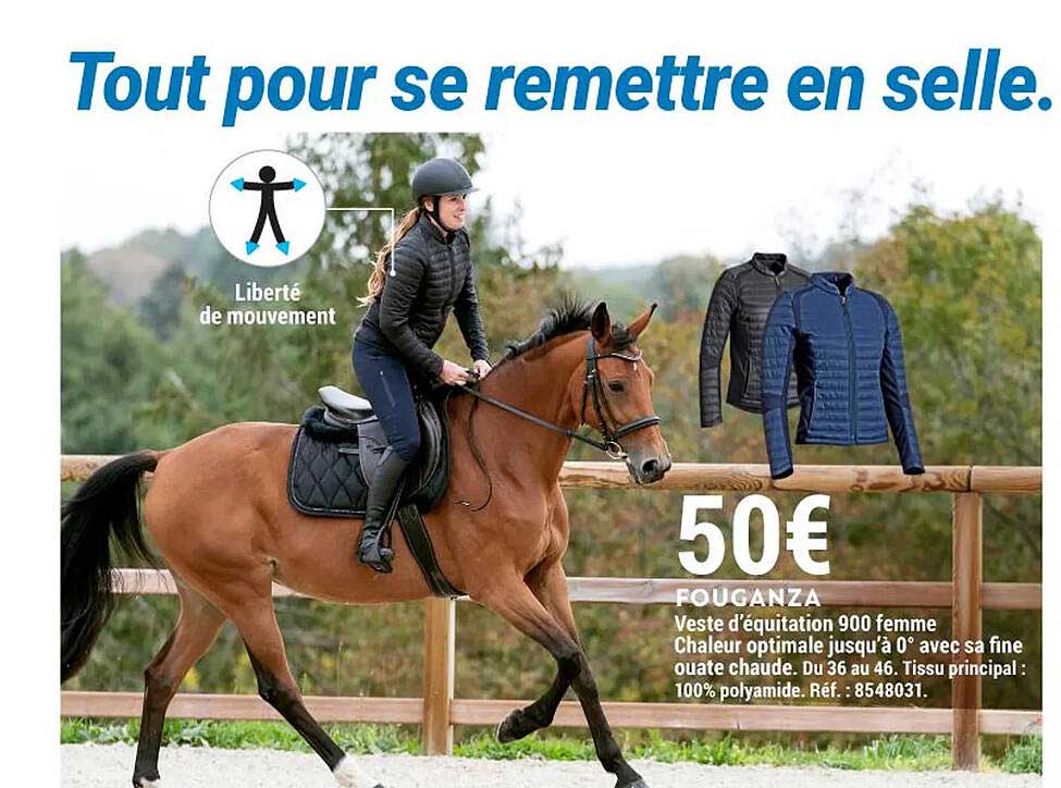 veste d'équitation 900 femme fouganza