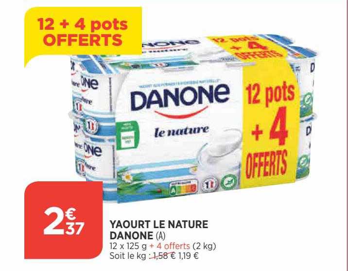 Yaourt Le Nature Danone