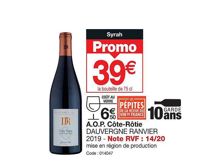 a.o.p. côte-rôtie dauvergne ranvier 2019