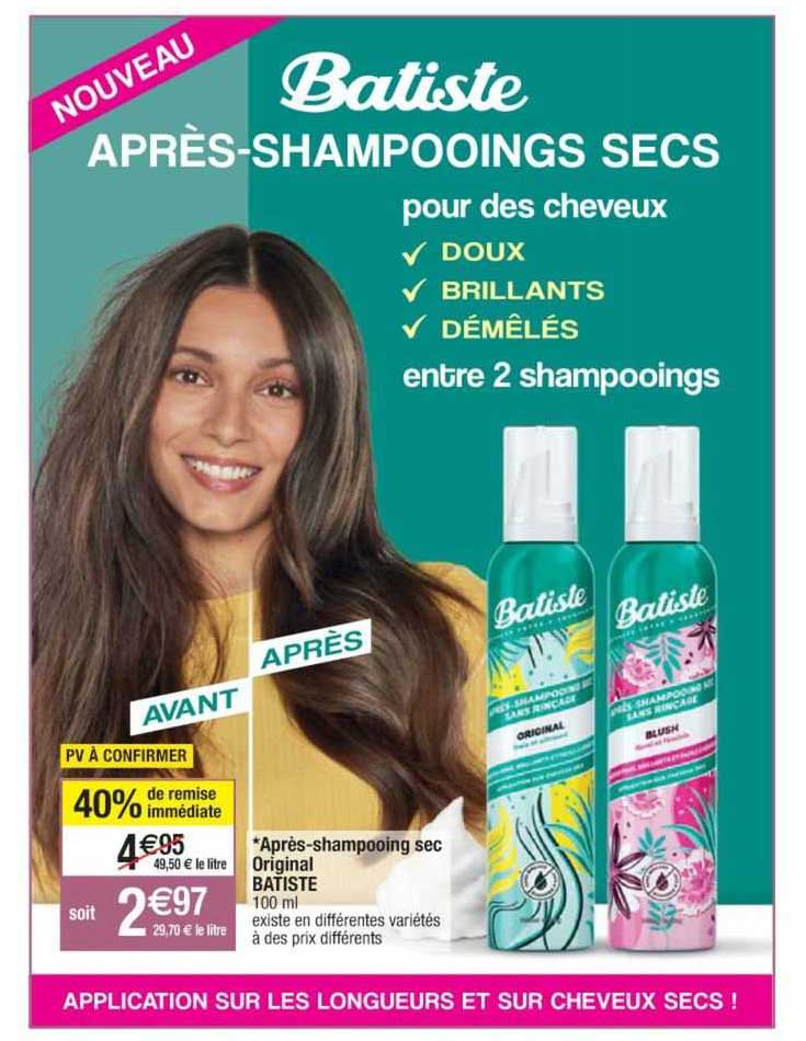 après-shampooing sec original batiste