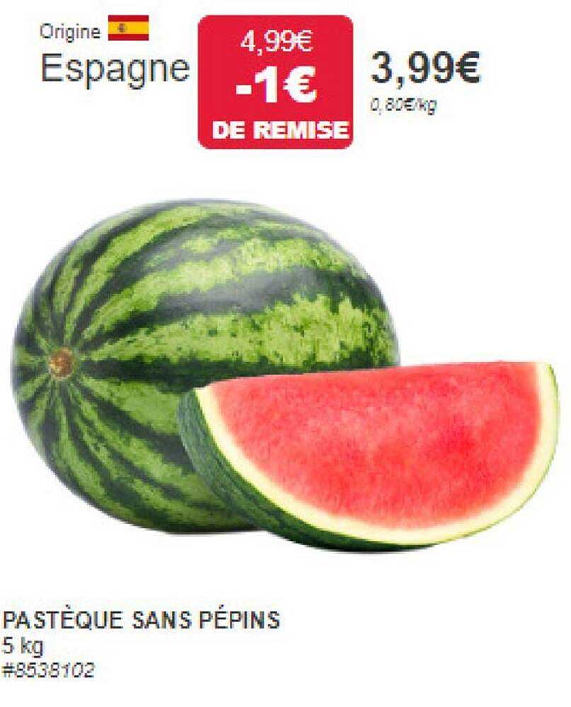 Pastèque Sans Pépins