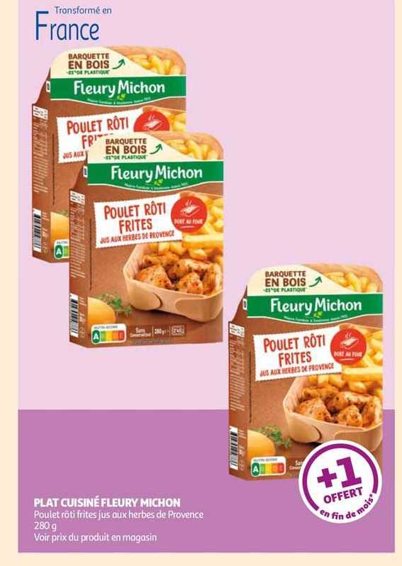 plat cuisiné fleury michon