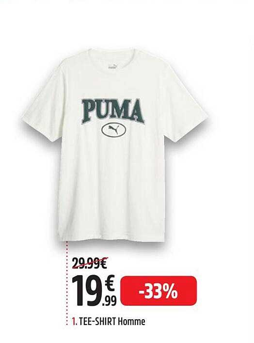tee-shirt homme puma