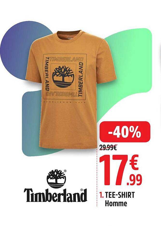 tee-shirt homme timberland