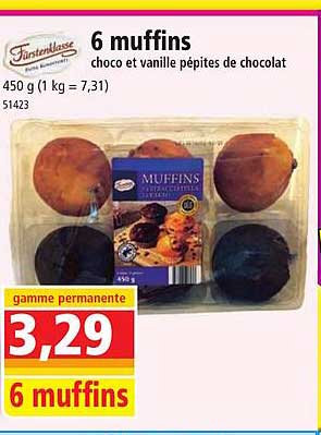 6 Muffins Fürstenklasse
