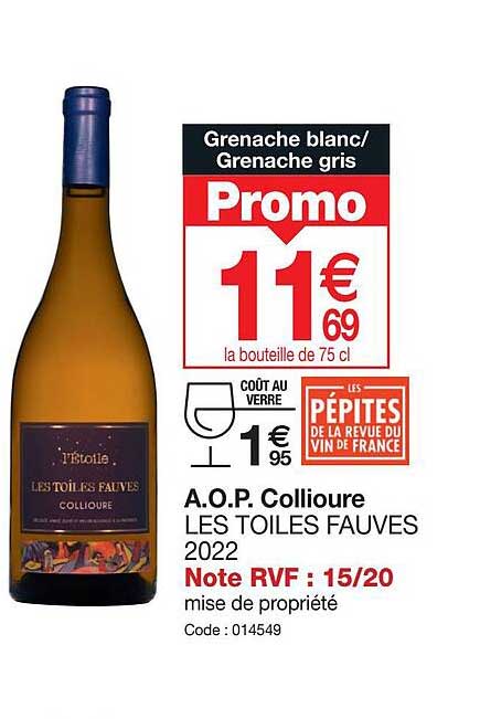 a.o.p. collioure les toiles fauves 2022