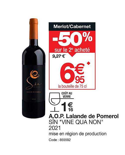 a.o.p. lalande de pomerol sîn "vine qua non" 2021