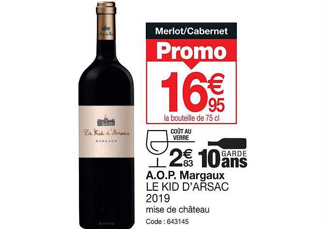 a.o.p. margaux le kid d'arsac