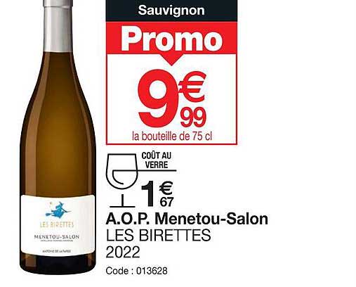 a.o.p. menetou-salon les birettes 2022