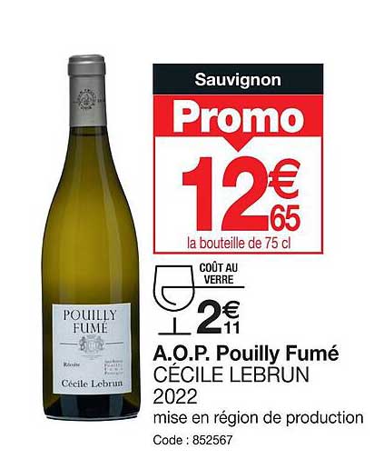 a.o.p. pouilly fumé cécile lebrun 2022
