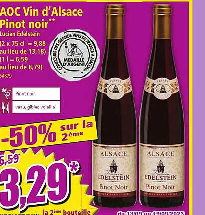 aoc vin d'alsace pinot noir