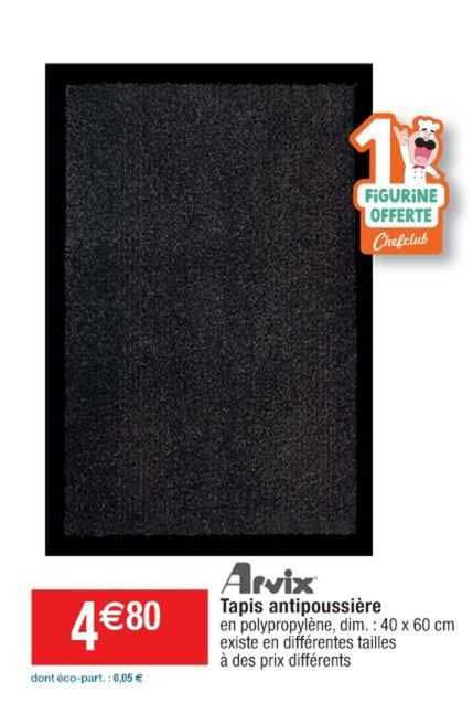 Arvix Tapis Antipoussière