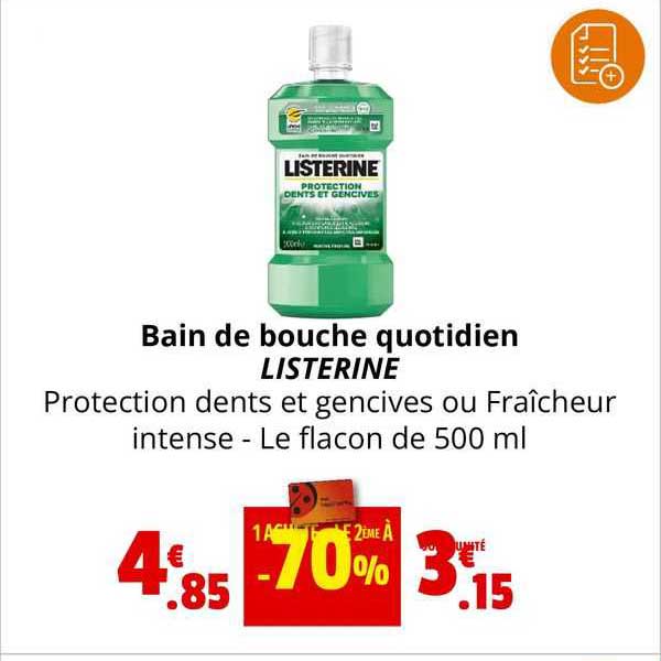 Bain De Bouche Quotidien Listerine