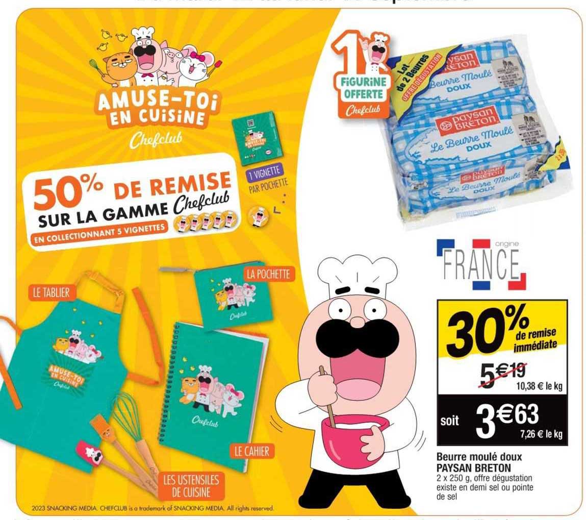 Beurre Moulé Doux Paysan Breton 30% De Remise Immédiate