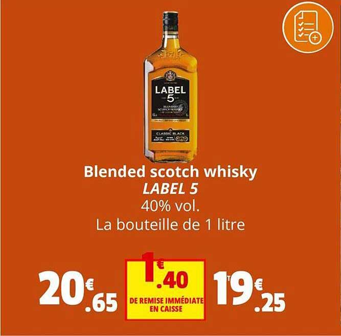 Blended Scotch Whisky Label 5